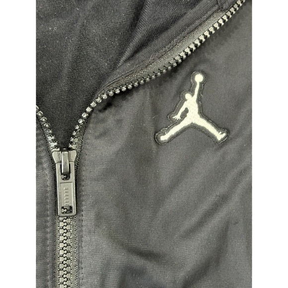 Nike Air Jordan Jacket Boys Size XL Black Red Full Zip Long Sleeves - Picture 3 of 16